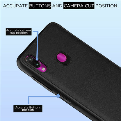 Pikkme black Leather mobile cover for Redmi Note 7 Pro/Note 7/Note 7S – photo 6