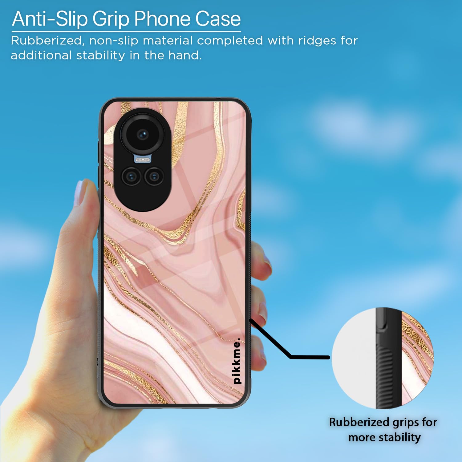 Pikkme Hybrid mobile back cover for Oppo Reno 10 5G – photo 5