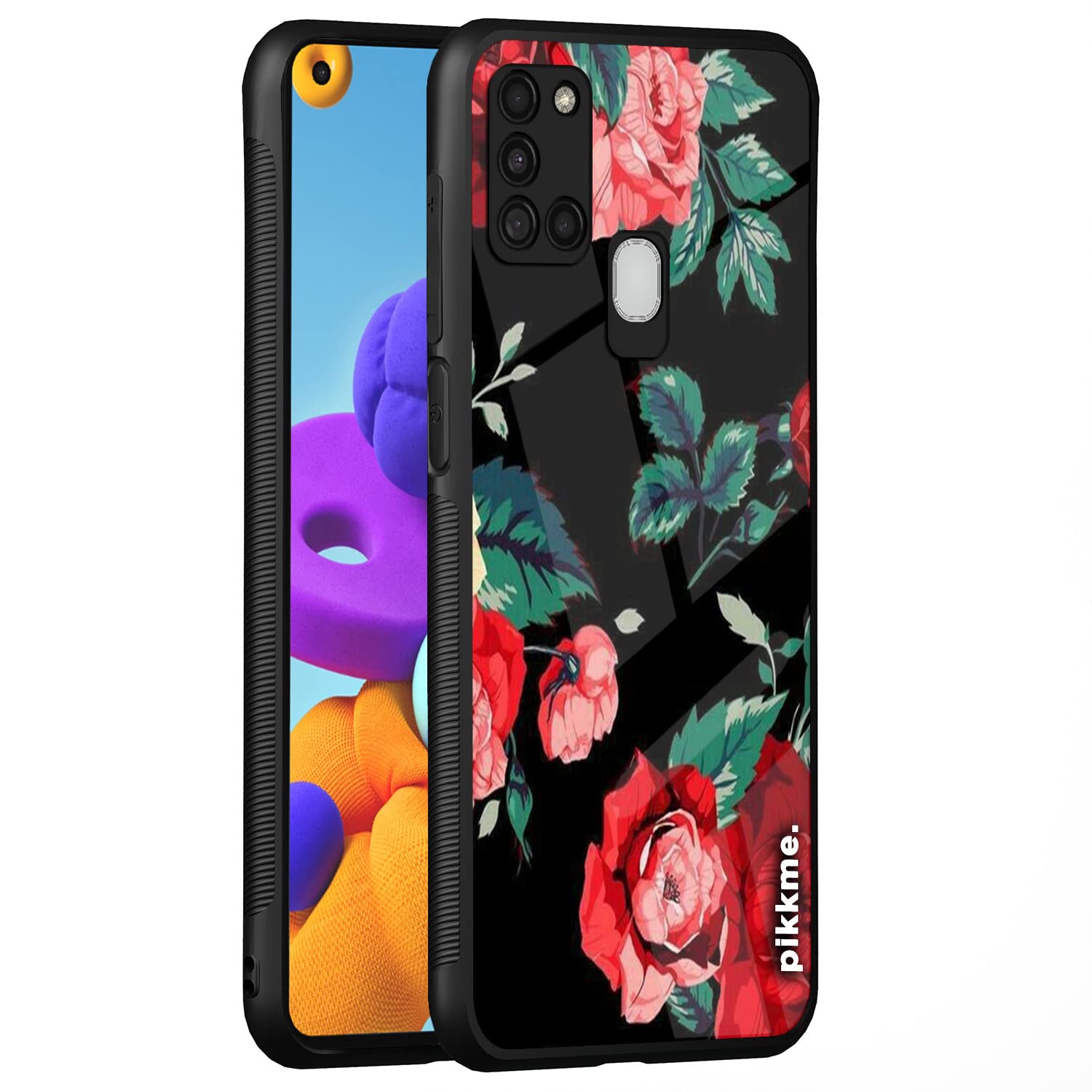 Pikkme Flower mobile back cover for Samsung A21s