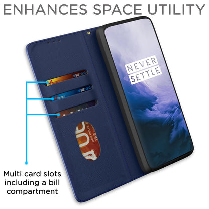 Pikkme OnePlus 7 Pro Magnetic blue flip cover – photo 3