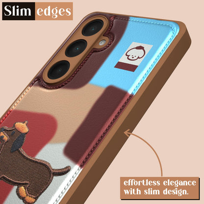 Pikkme  Samsung Galaxy A16 5G Cute Girlish Dog Series Back Cover (Design3)