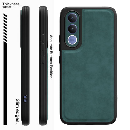 Pikkme Vivo V70 FE 5G Leather green phone cover – photo 3