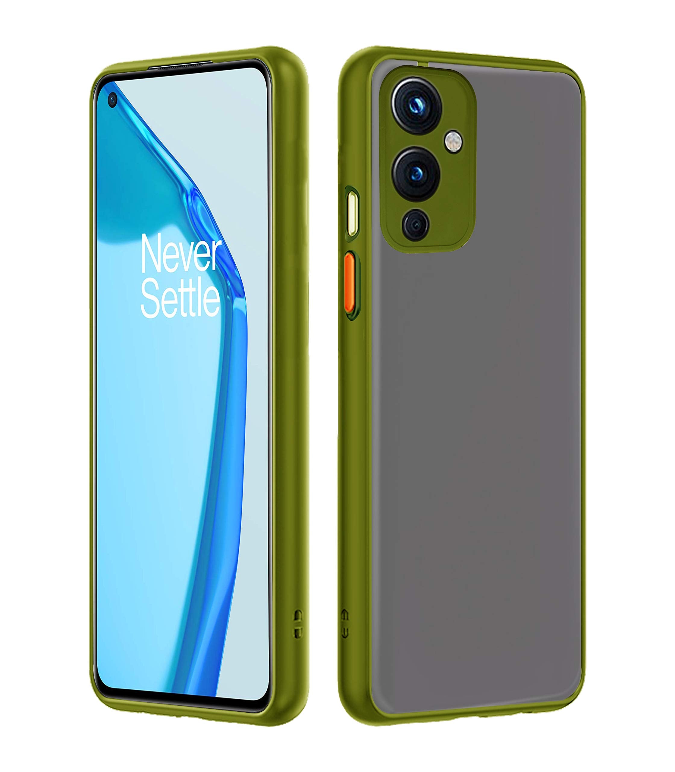 Green Matte phone cover for OnePlus 9 – Pikkme