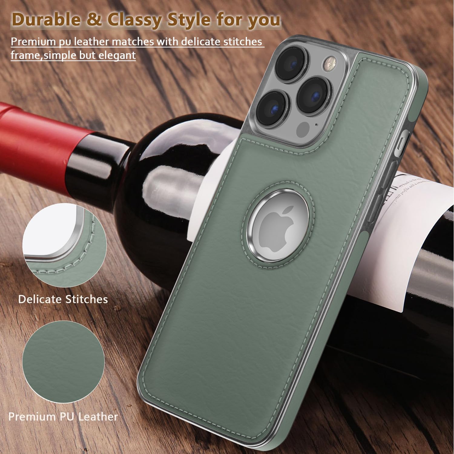 Pikkme chrome green mobile cover for iPhone 13 Pro Max – photo 7