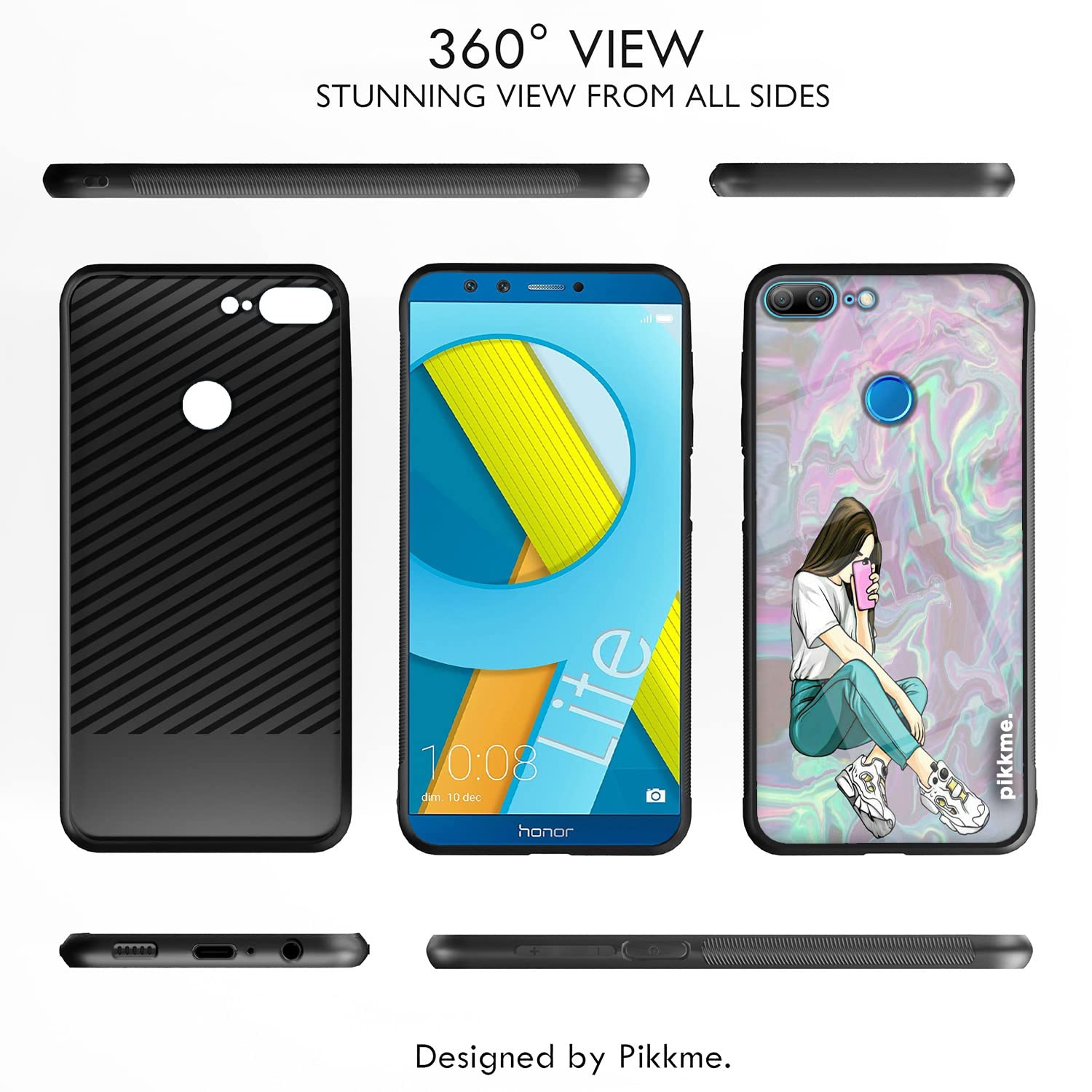 Pikkme Honor 9 Lite Hybrid mobile back cover – photo 2