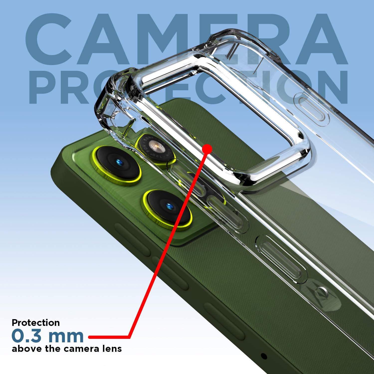 Pikkme Moto Edge 70 5G PC-TPU transparent back cover – photo 5