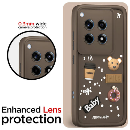 Pikkme brown Silicone mobile cover for OnePlus 12R 5G – photo 5