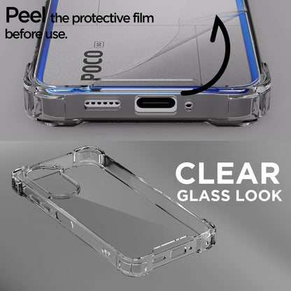 Pikkme Poco M7 Plus 5G transparent mobile back cover – photo 3