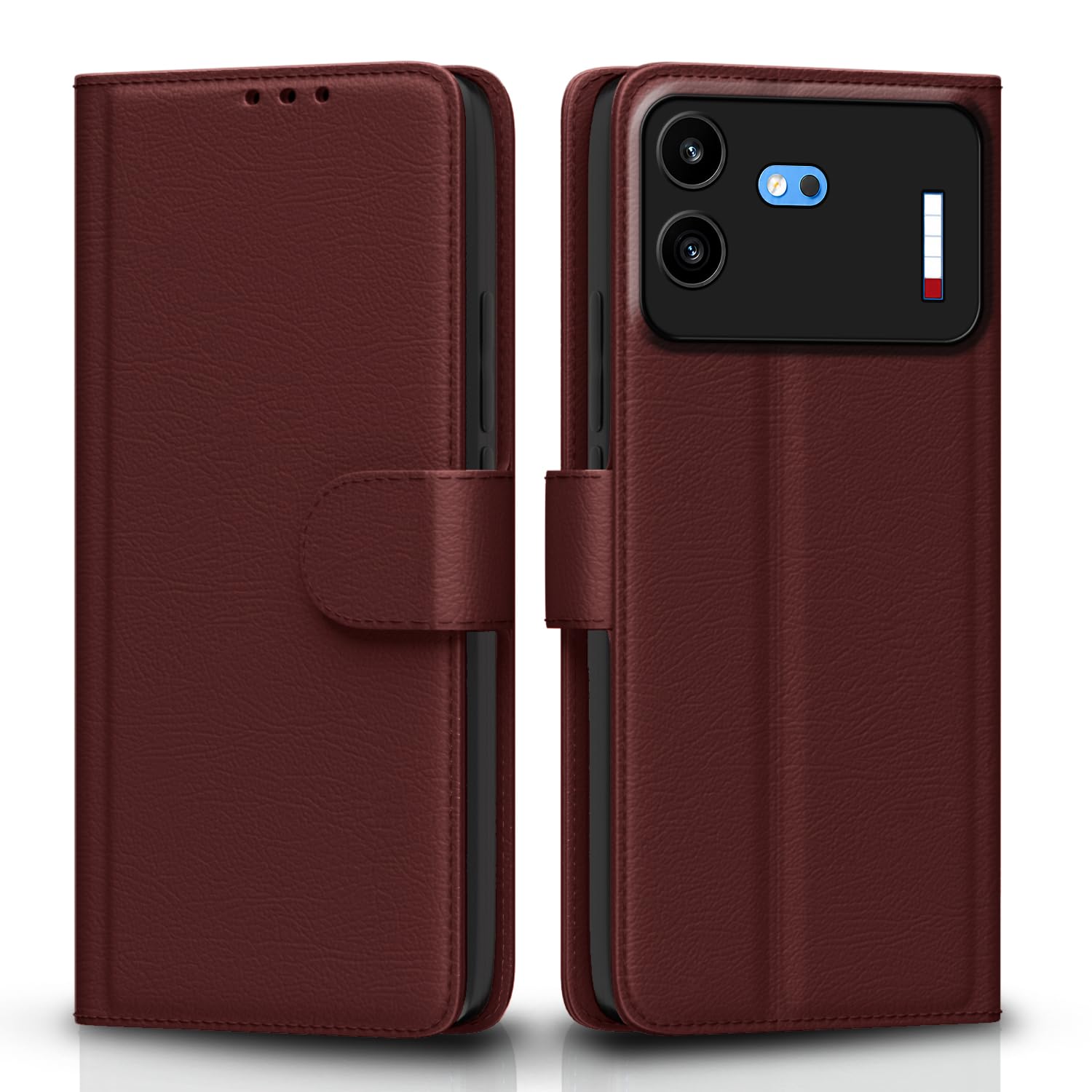 Pikkme brown Wallet mobile flip cover for Nothing Phone 4b 5G