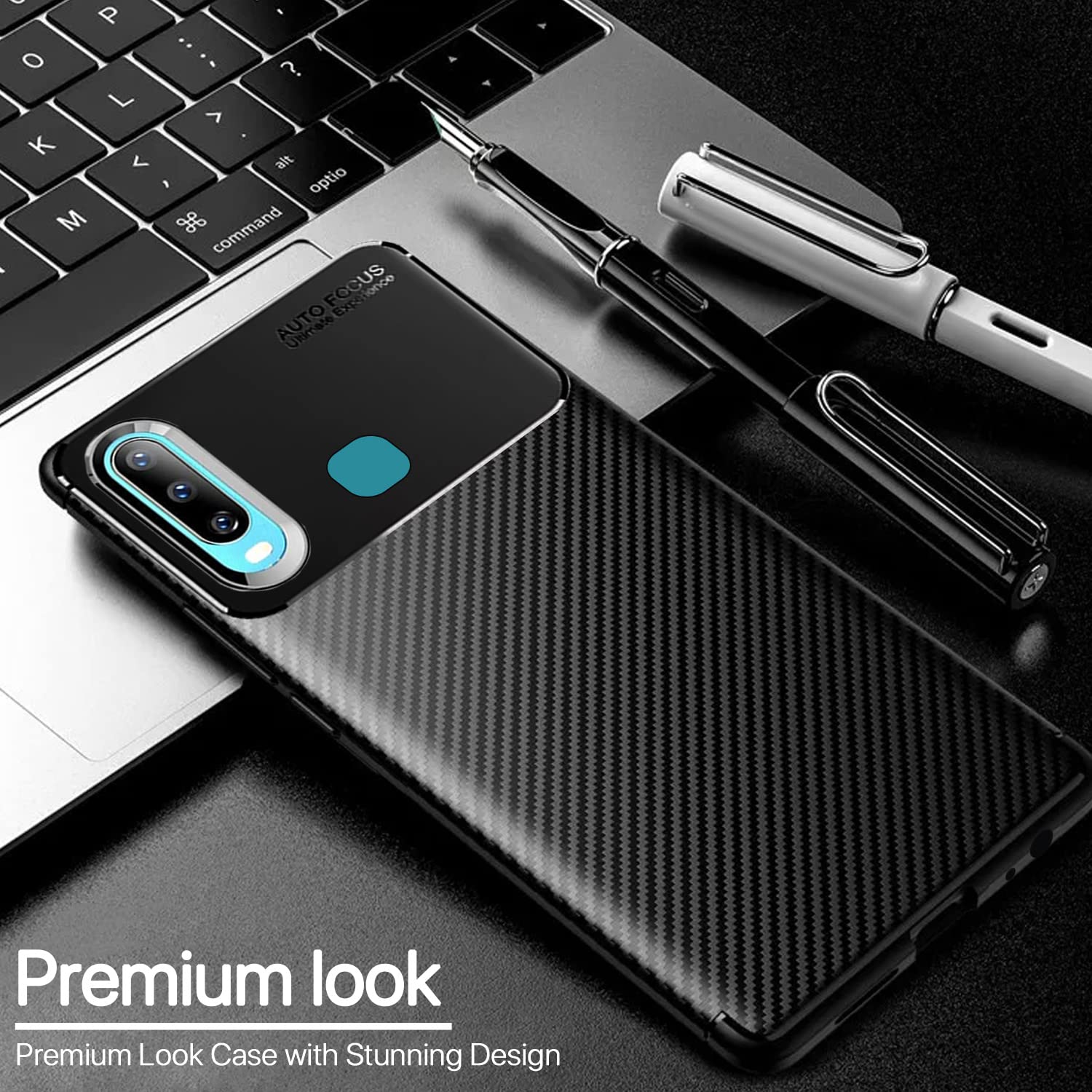 Pikkme Vivo Y12/Y15/Y17/U10 black mobile back cover – photo 3
