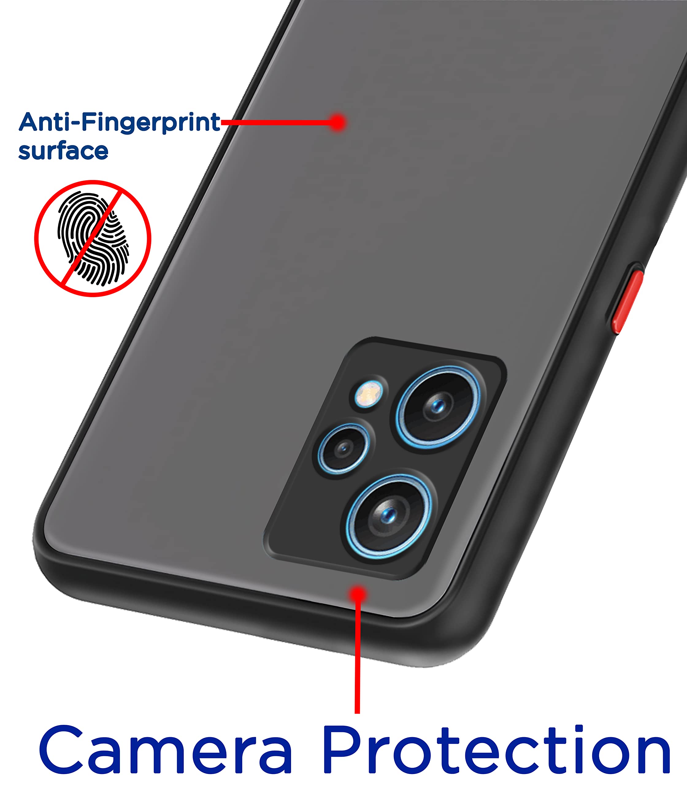 Black Hybrid back cover for OnePlus Nord CE 2 Lite 5G – Pikkme – photo 2