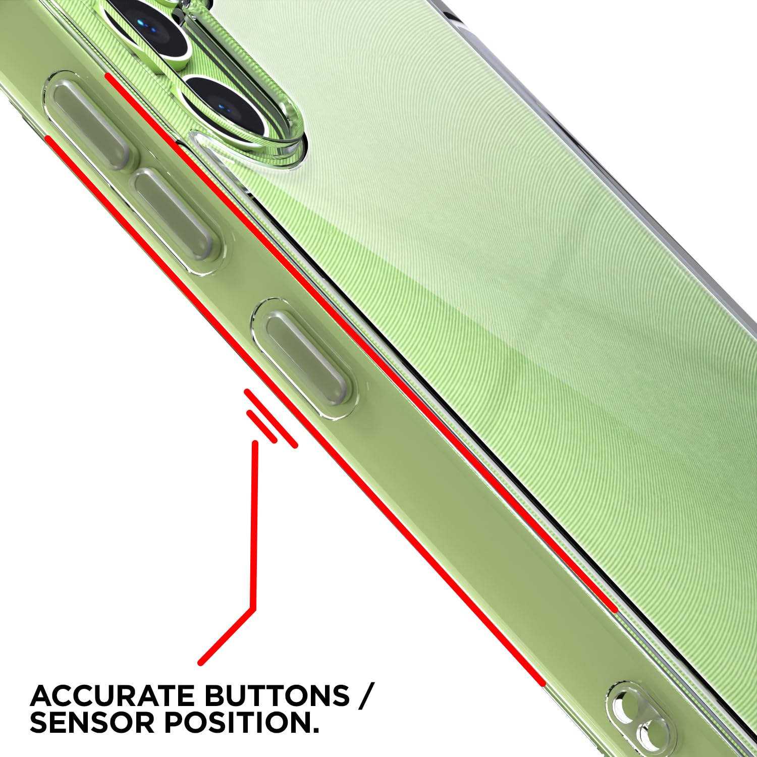 Transparent PC-TPU mobile cover for Samsung A34 5G – Pikkme – photo 6