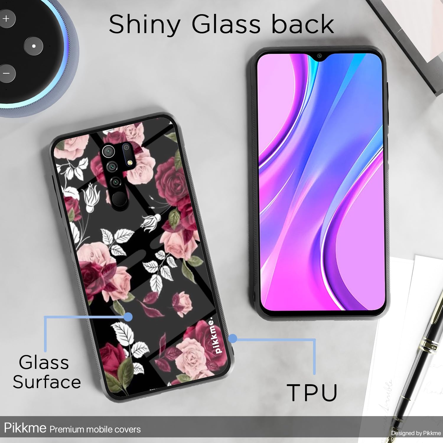 Redmi 9 Prime Flower phone cover by Pikkme – photo 3