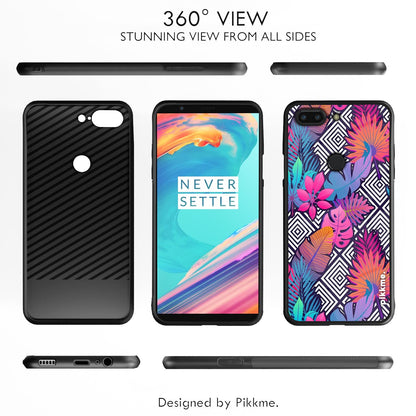 Pikkme OnePlus 5T Flower back cover – photo 2