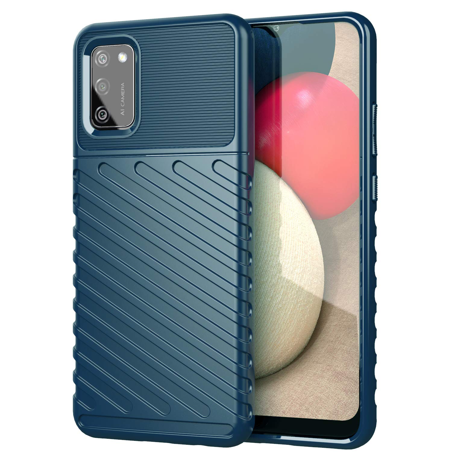 Blue phone cover for Samsung M02s – Pikkme – photo 3