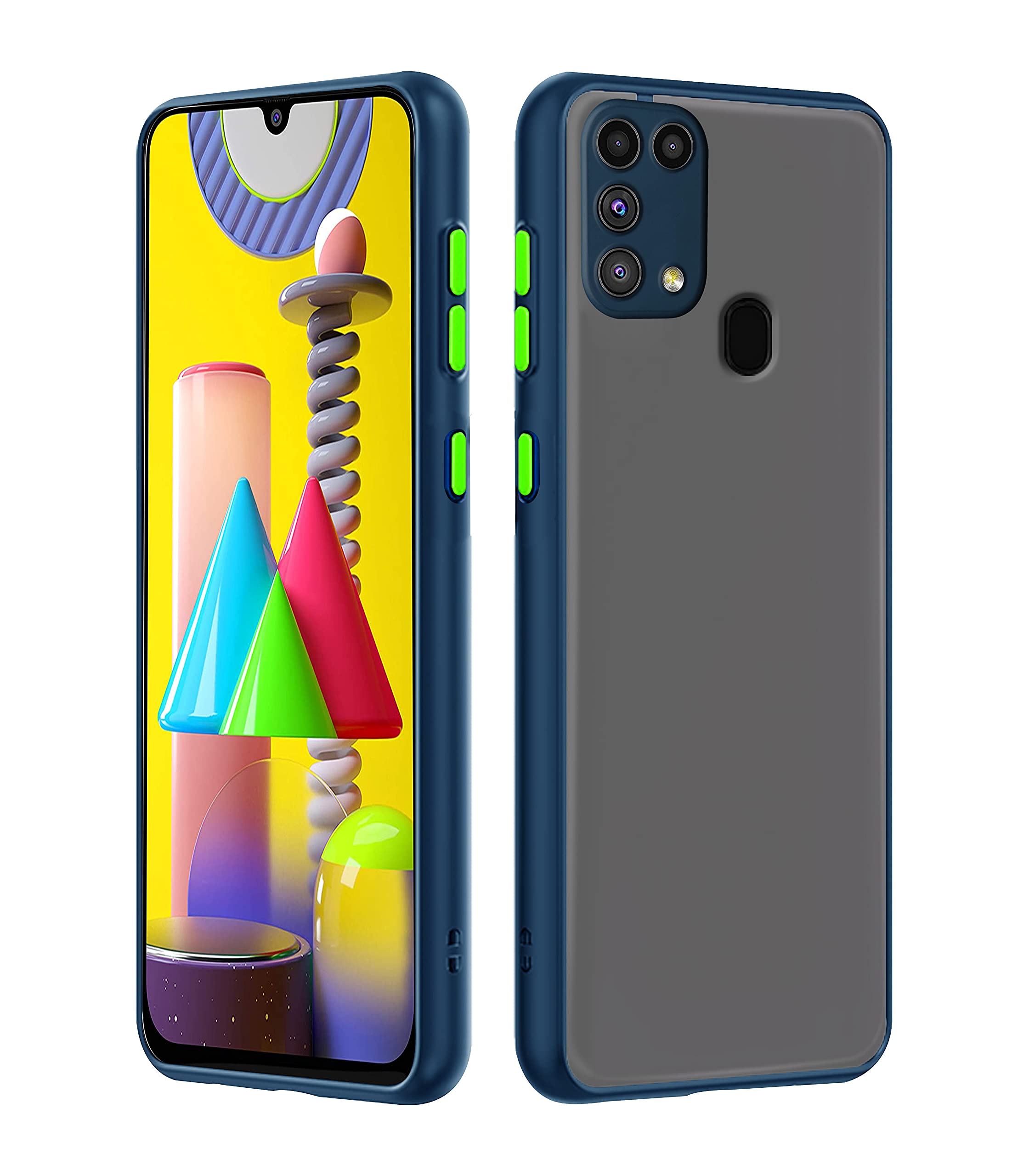 Pikkme blue back cover for Samsung M31
