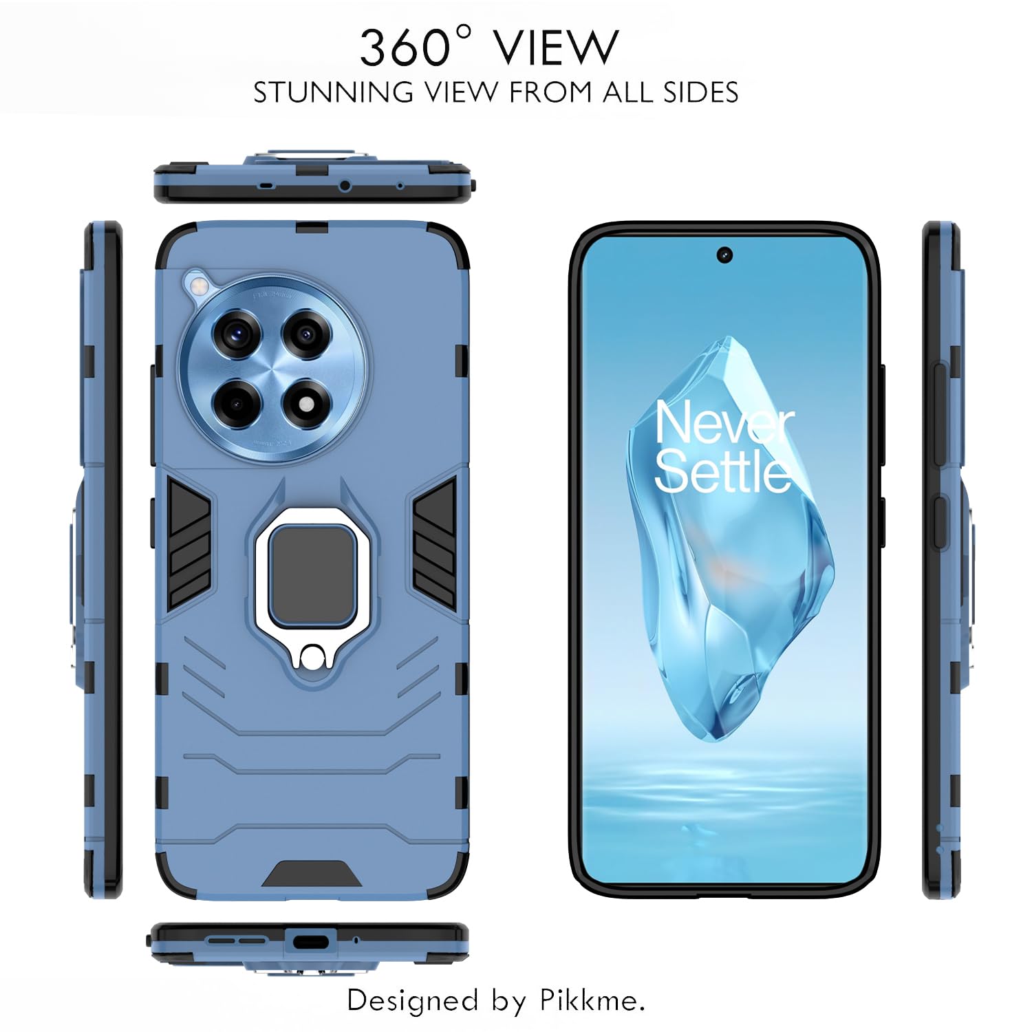 Pikkme blue phone cover for OnePlus 12R 5G – photo 3