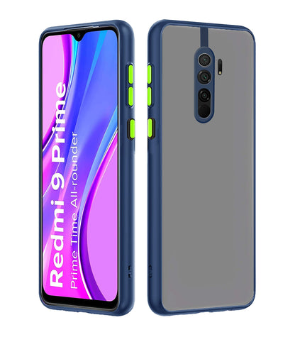 Pikkme blue Matte phone cover for Redmi 9 Prime