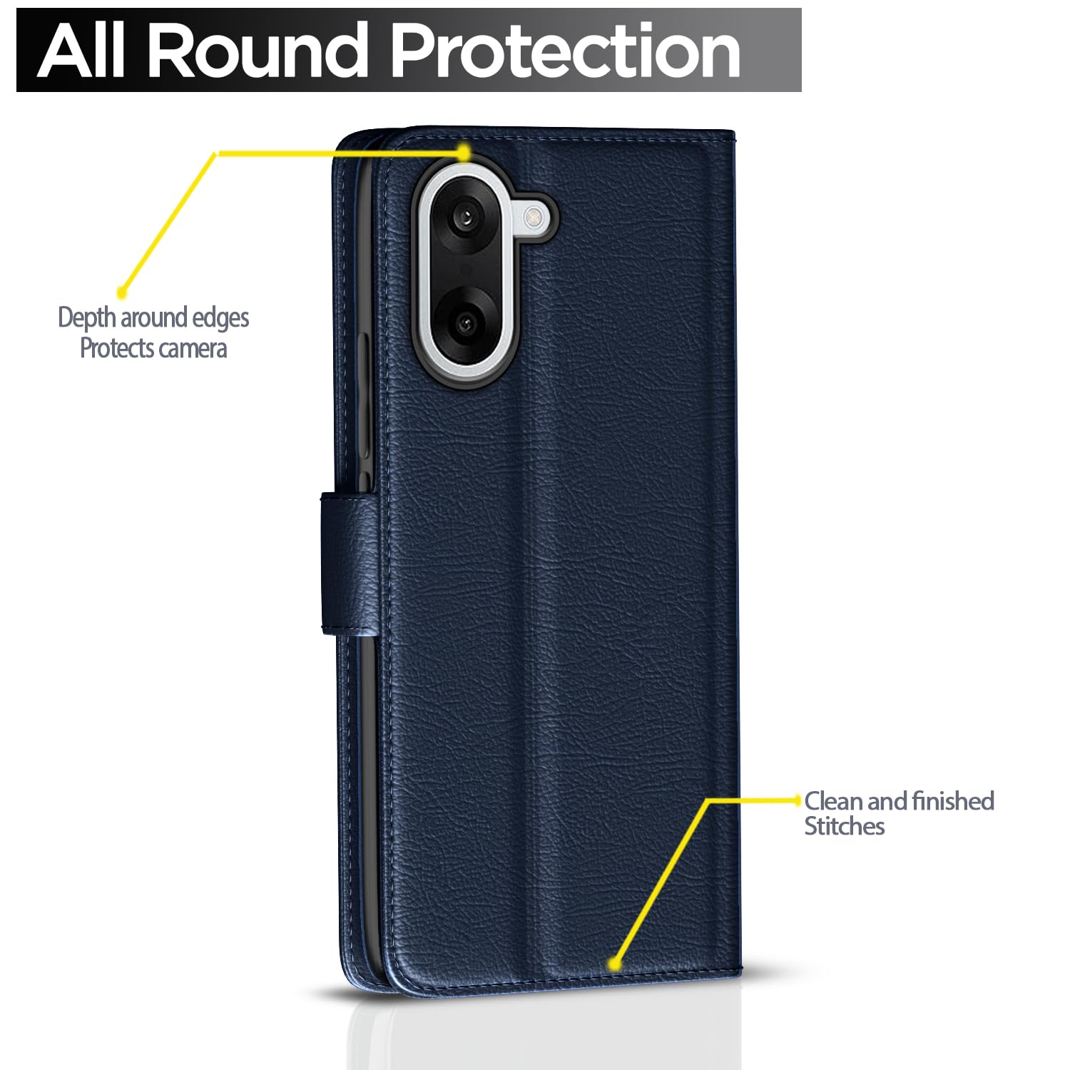 OnePlus Nord Wallet wallet flip cover in blue by Pikkme – photo 4