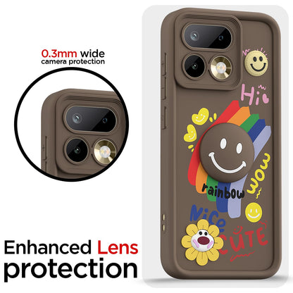 Brown Smile Rainbow phone cover for Realme 16 Pro 5G – Pikkme – photo 5