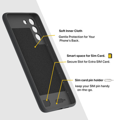 Samsung S21 FE 5G Silicone phone cover in grey by Pikkme – photo 6
