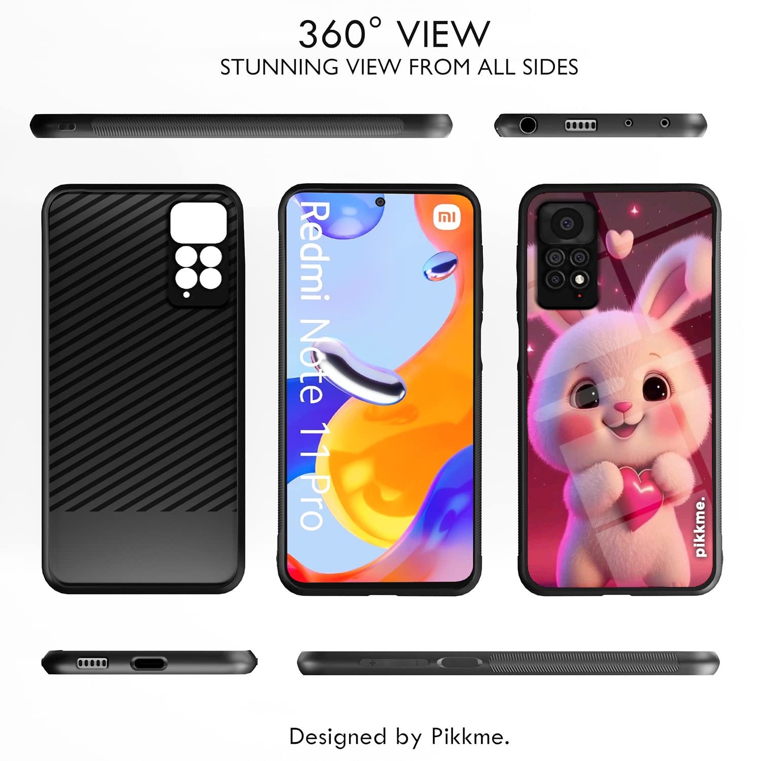 Pikkme Hybrid mobile back cover for Redmi Note 11 Pro/Note 11 Pro Plus 5G – photo 2