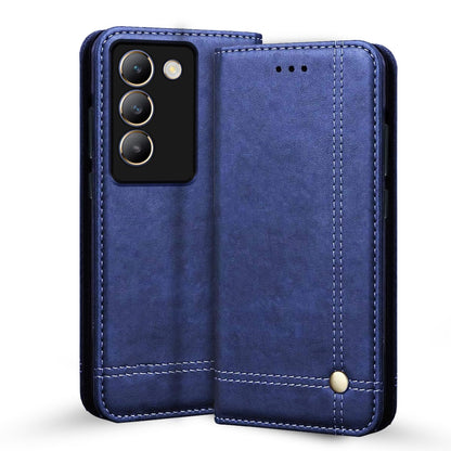 Vivo T3/Y200e 5G Magnetic flip case in blue by Pikkme