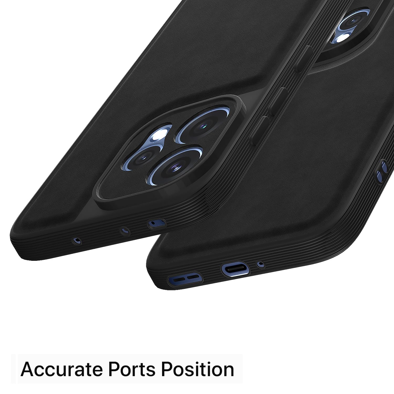 Pikkme black Leather mobile cover for Oppo Reno 15 5G – photo 4