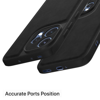 Pikkme black Leather mobile cover for Oppo Reno 15 5G – photo 4