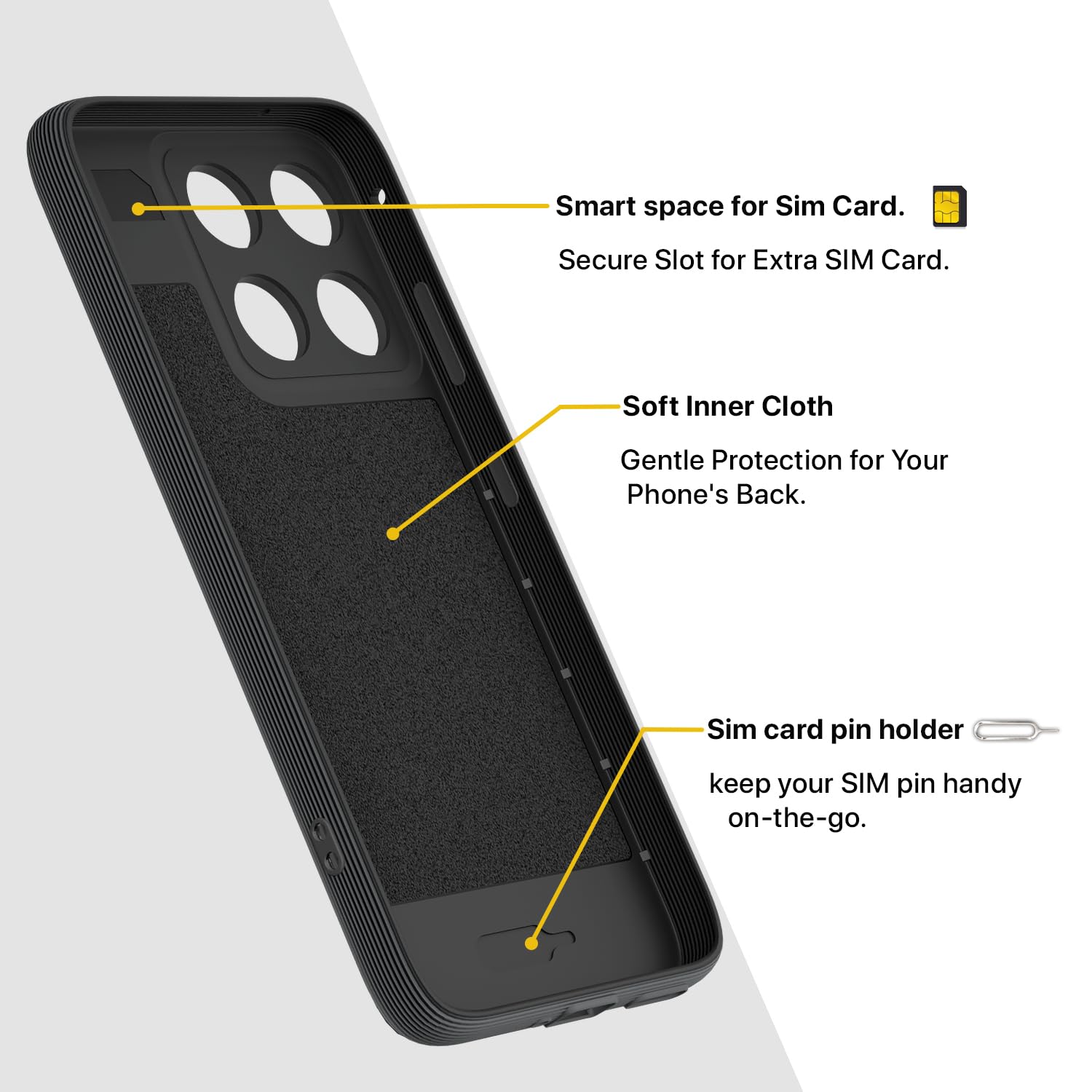 Moto Edge 70 Fusion 5G mobile cover in grey by Pikkme – photo 6