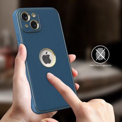 iPhone 14 Chrome mobile back cover in blue by Pikkme – photo 8