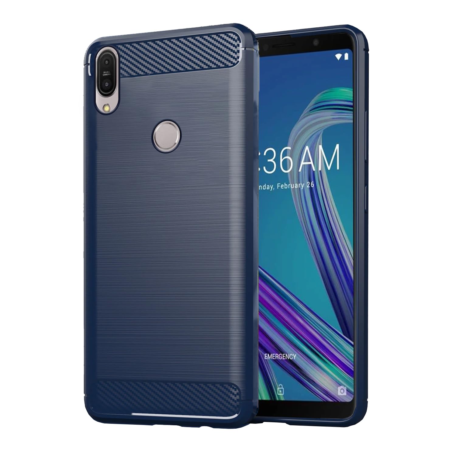 Blue Hybrid phone cover for Asus – Pikkme
