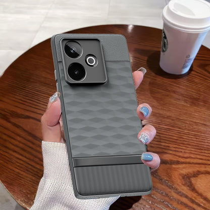 Pikkme Realme GT 7 5G / GT 7T 5G Shockproof Soft Flexible Gencase Back Cover (Grey)
