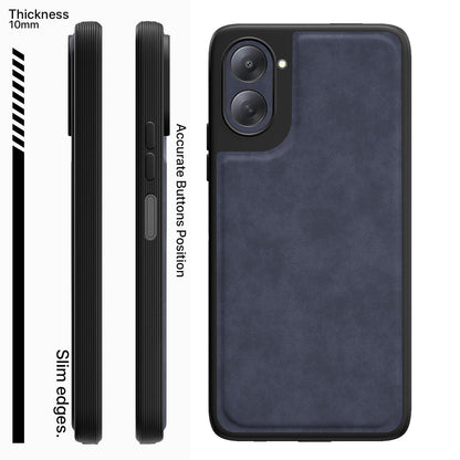 Blue Leather mobile back cover for Redmi A7 5G – Pikkme – photo 3