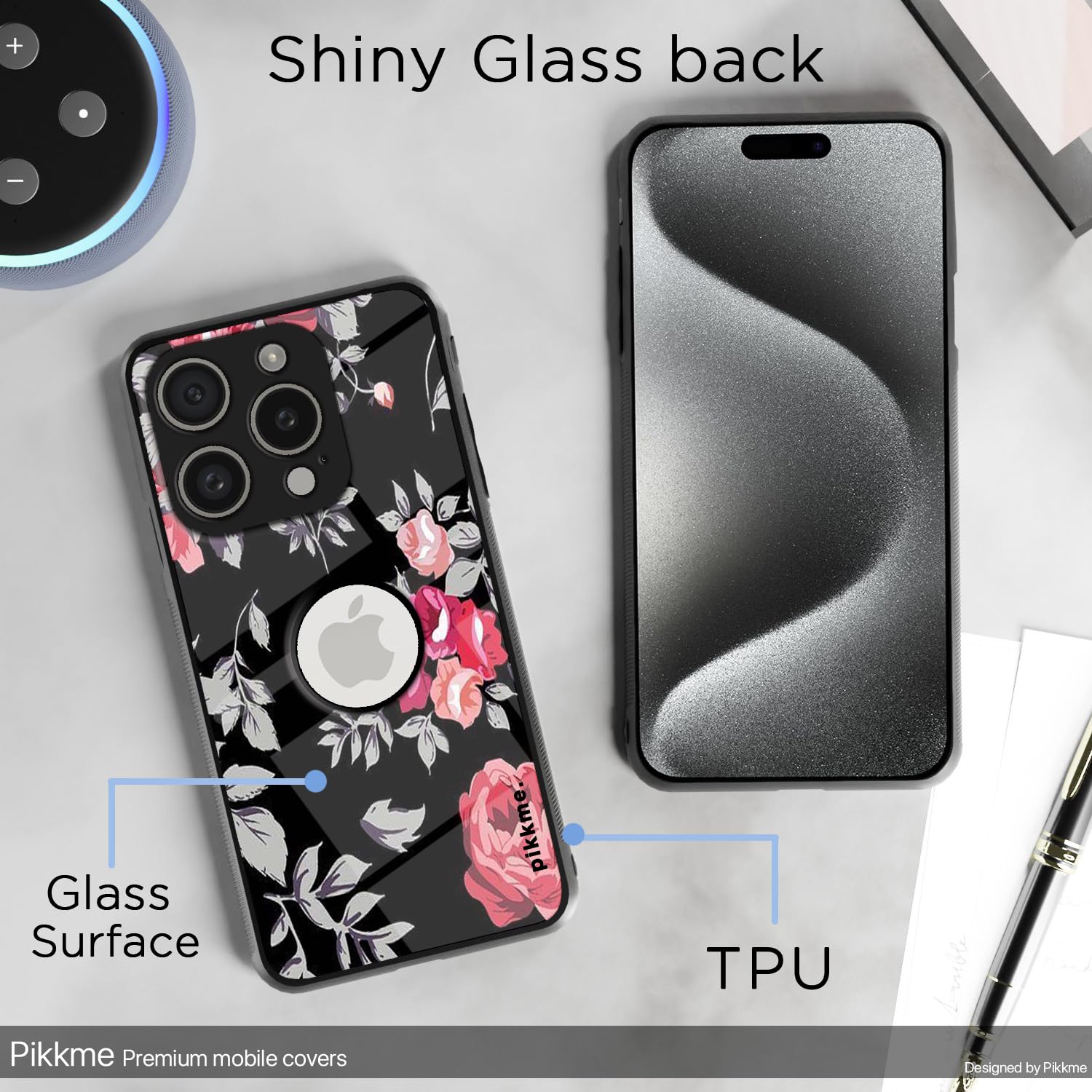 Pikkme iPhone 15 Pro Flower back cover – photo 3