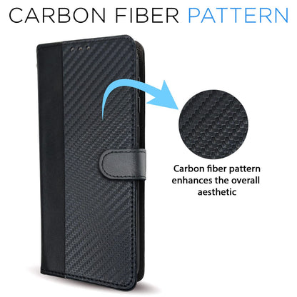 Samsung M20 Wallet flip case in black by Pikkme – photo 6