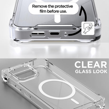Transparent mag-safe MagSafe phone cover for OnePlus Nord CE 6 5G – Pikkme – photo 3