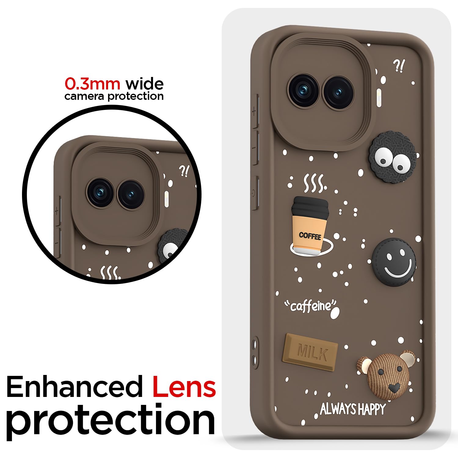iQOO 15R 5G/3D mobile cover in brown by Pikkme – photo 5