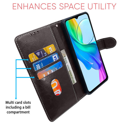 Coffee & brown flip case for Vivo Y03 4G – Pikkme – photo 4