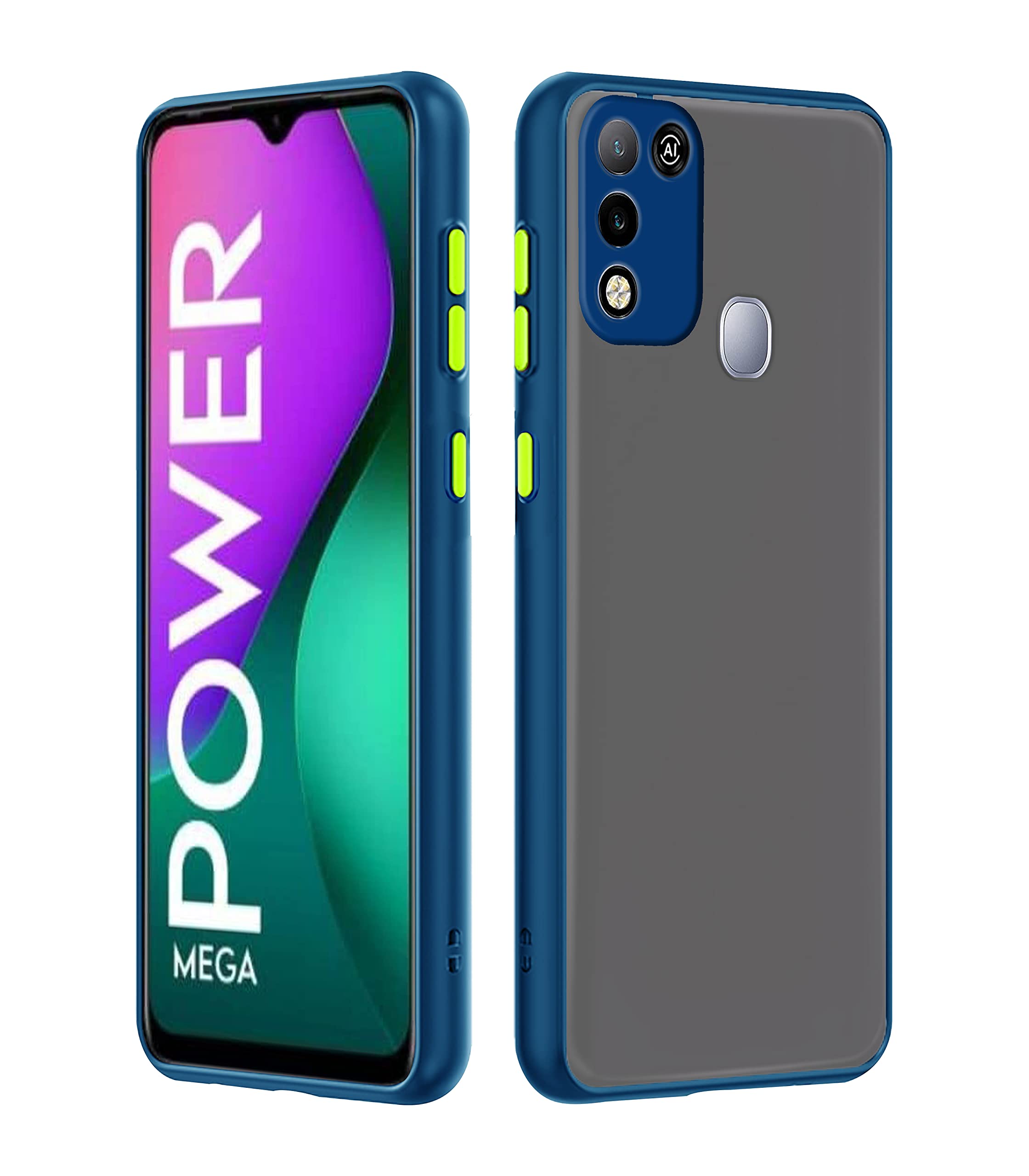 Pikkme Infinix Smart 5 Hybrid blue mobile back cover