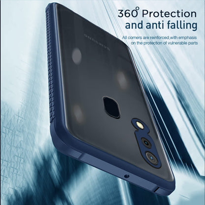 Samsung A20/A30/M10s mobile back cover in blue by Pikkme – photo 4