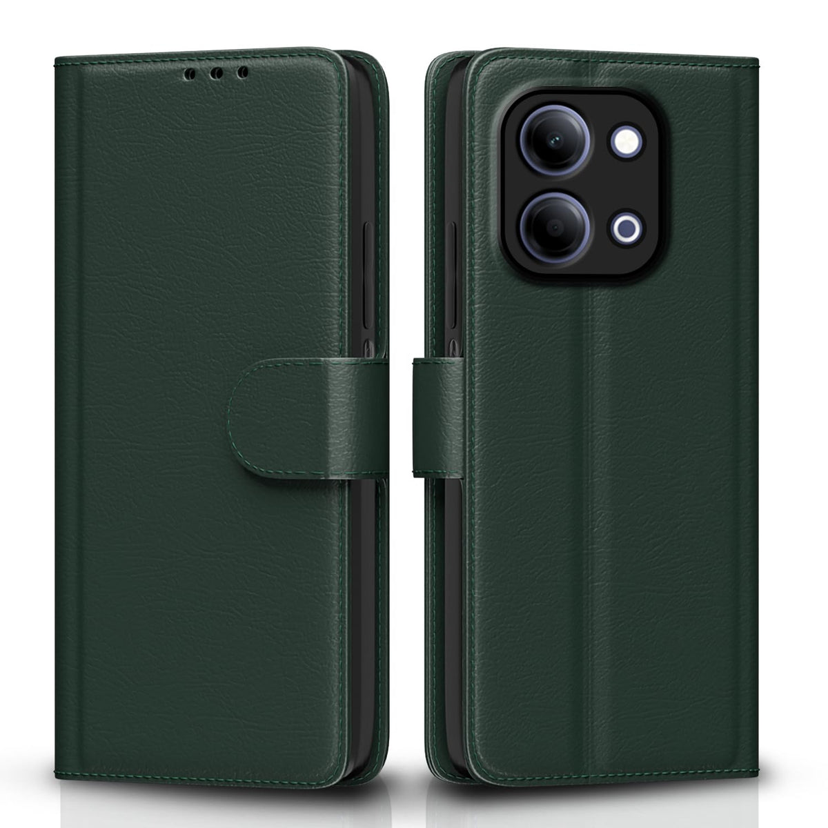 Pikkme green flip cover for Vivo Y11/T5 Lite 5G