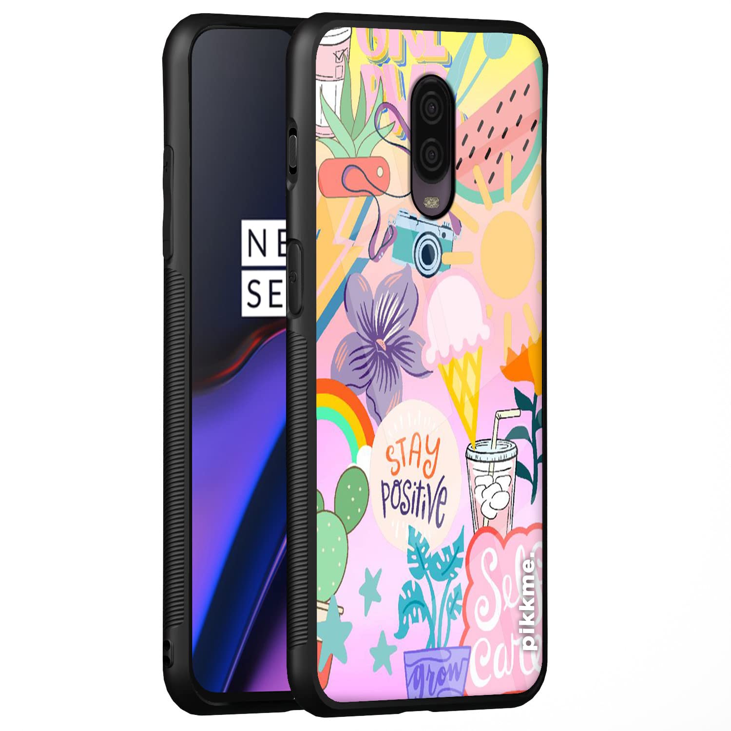 Pikkme Hybrid back cover for OnePlus 7