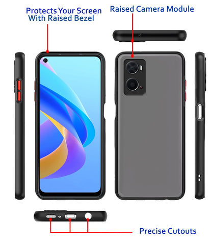 Black mobile back cover for Oppo A76/A96/A36 – Pikkme – photo 2