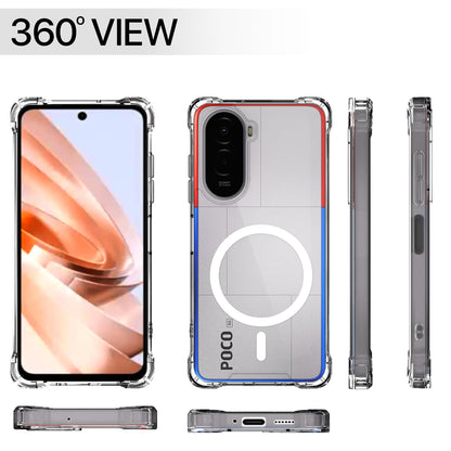 Poco M7 Plus 5G MagSafe mobile back cover in transparent mag-safe by Pikkme – photo 6