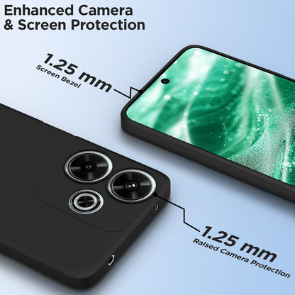 Black phone cover for Redmi 13/Poco M6 Plus 5G – Pikkme – photo 2