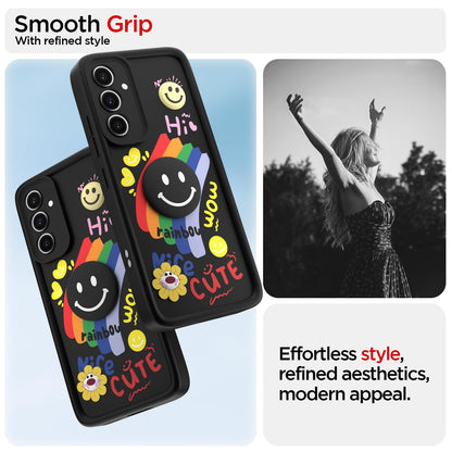 Samsung S23 FE 5G mobile back cover in black by Pikkme – photo 2