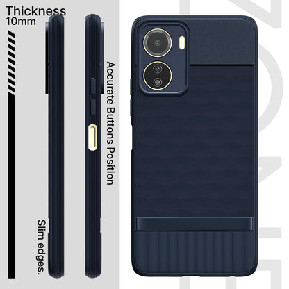 Pikkme Vivo Y16  Gencase Back Cover (Blue)