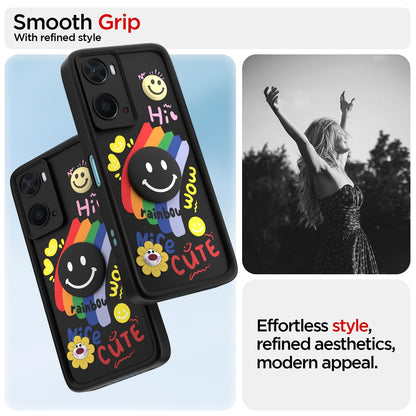 Black Soft Silicone mobile back cover for Oppo A76/A96/A36 – Pikkme – photo 2