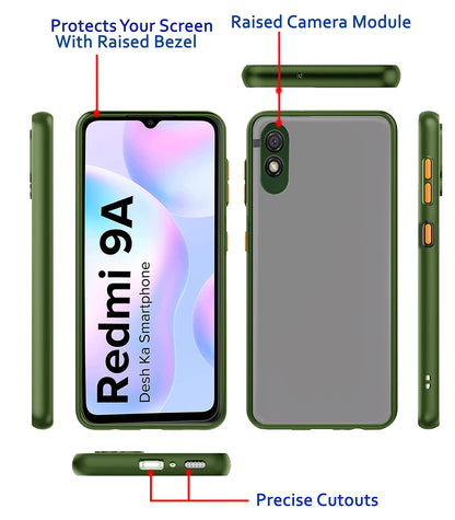 Redmi 9A/9i Matte phone cover in green by Pikkme – photo 3